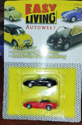 Easy Living/High Speed 2 Sports Car Set - Porsche 911 & Dodge Viper - 1/87 Scale