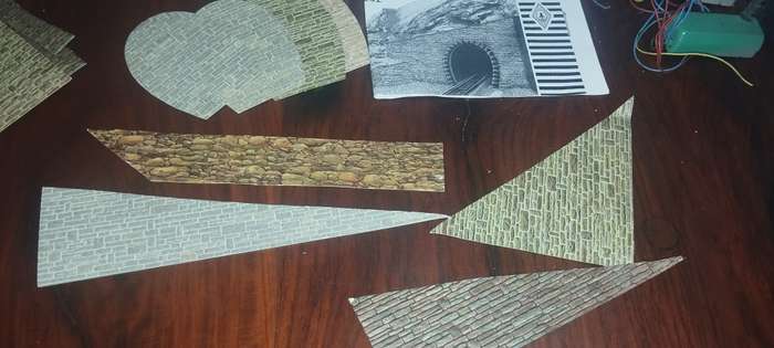 Faller Stone Walls - Card - 552 - HO Scale - Incomplete