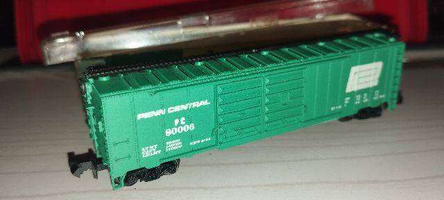 Minitrix  Penn Central Double Door Bogie Freight Car - N Gauge