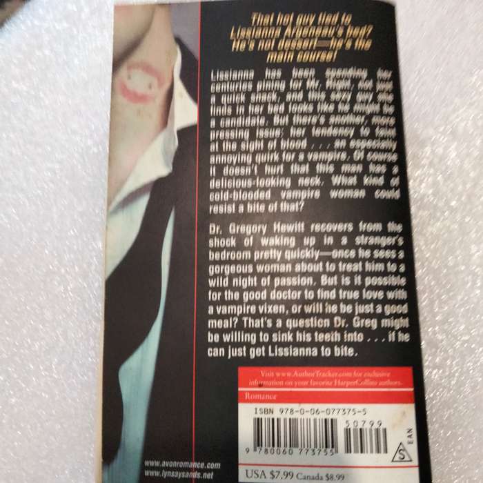 Lindsey Sands A Quick Bite - PB 2005 Book soft cover Pre-owned