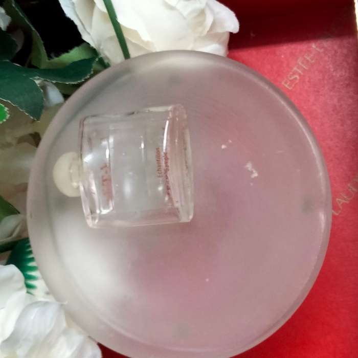 Scent bottles empty 1 mini YveSaintLaurent +Frosted glass green dot