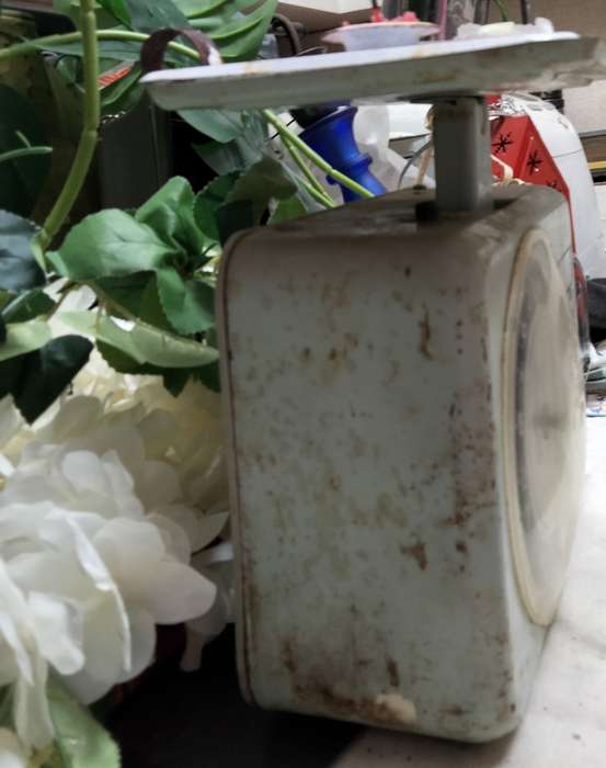 Just 4 decor-Tower scale candle Candle holder Enamel Pot Lid-one bid-LOOK At My BUY NOW-NO WAITING