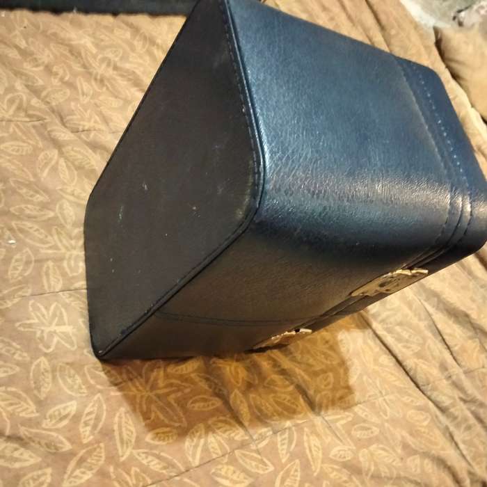 VANITY CASE Vintage - Dark Blue small mirror