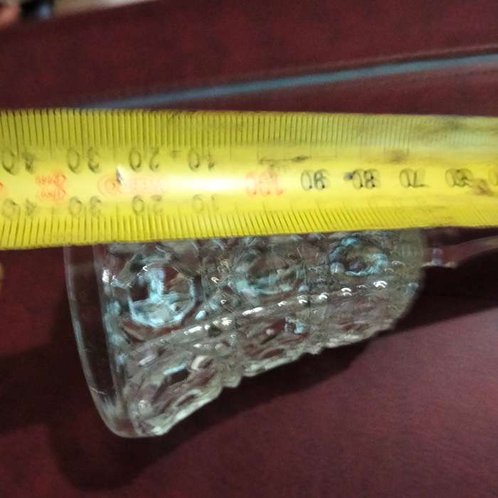 BELL Bleikristall 24% lead Crystal hob star Glass handle Knopf  GermanyLOOK at my BUY NOW-NO WAITING