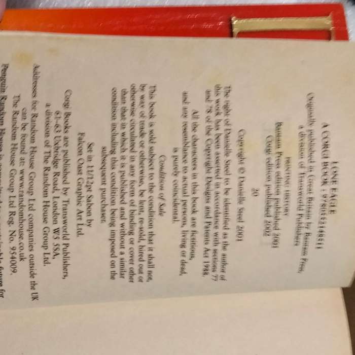 Danielle Steel -Country -Ransom -Lone eagle Softcover pre-owned LOOK At My BUY NOW LISTINGS NOW WAIT