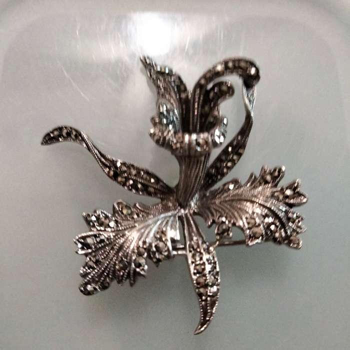 Marcasite Sterling Silver Clearly marked