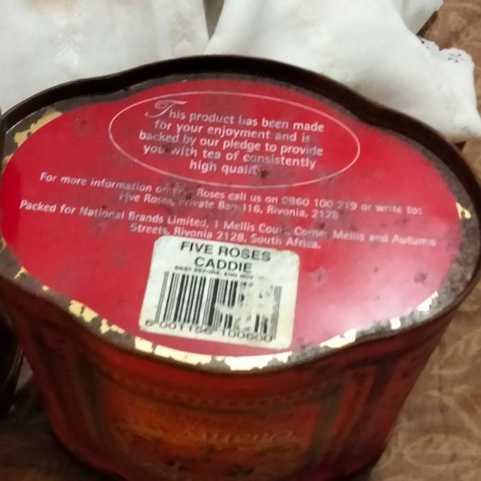 Tins -3 Tea - I  Traditional Black China Tea -1 Five Roses 1 JOKO