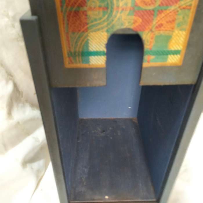 2 table items BRASS CANDLE/VASE + Box for Wine  ALL FOR 1 BID LOOK AT MY BUY NOW LISTINGS NO WAITING