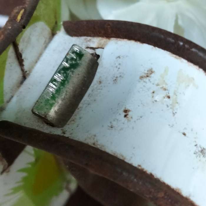 3 GREAT Vintage Kitchenalia DECOR items complete with rust loss of paint ALL for 1 BID