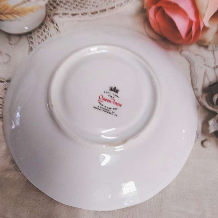 Queen Anne bone china Duo+Colclough 3 side/cake plate+1 saucerLOOK AT MY BUY NOW LISTINGS NO WAITING