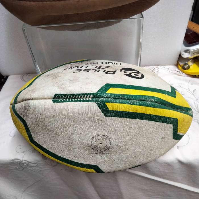 RUGBY BALLS-Super ColIege Invincible Genuine Leather+PA Pulse LOOK At My BUY NOW LISTINGS NO WAITING