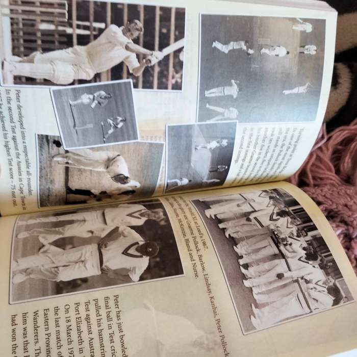 1 book Autobiography Peter Pollock GOD'S FAST BOWLER - Pictures - PB 2001 Pre-owned softcover