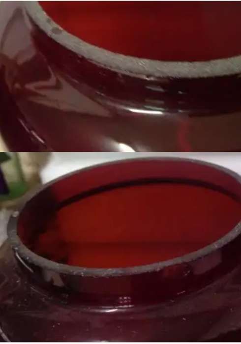 2 RUBY RED glass Oil/CANDLE Hurricane LAMP SHADE both for 1 bid
