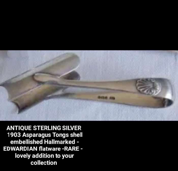 4 Antique STERLING SILVER Serving flatware LOOK AT MY BUY NOW LISTINGS NO WAITING