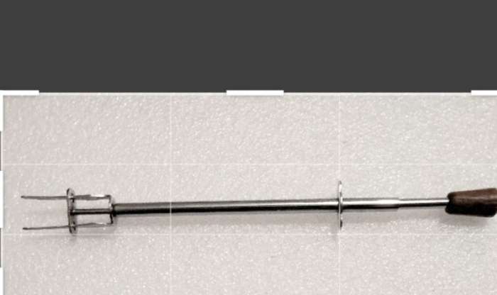 Spring loaded Pickle olive Fork- wood handle LOOK At My BUY NOW listings NO WAITING
