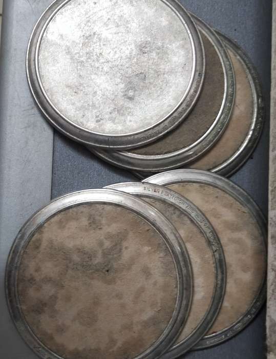 IANTHE silver plated -6 Drip Coasters+Stand-England LOOK at my BUY NOW listings NO WAITING Waiting