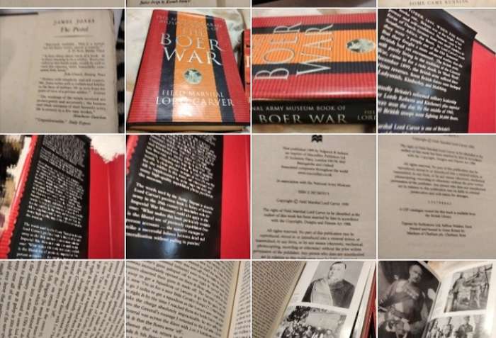 2 Books The Boer War Field Marshal Lord Carver(NAMB) + Some Came Running James hard cover Pre-owned