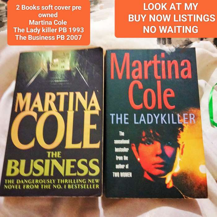 Martina Cole - The Lady Killer PB 1993 +The Business PB2007 -soft cover Pre-owned
