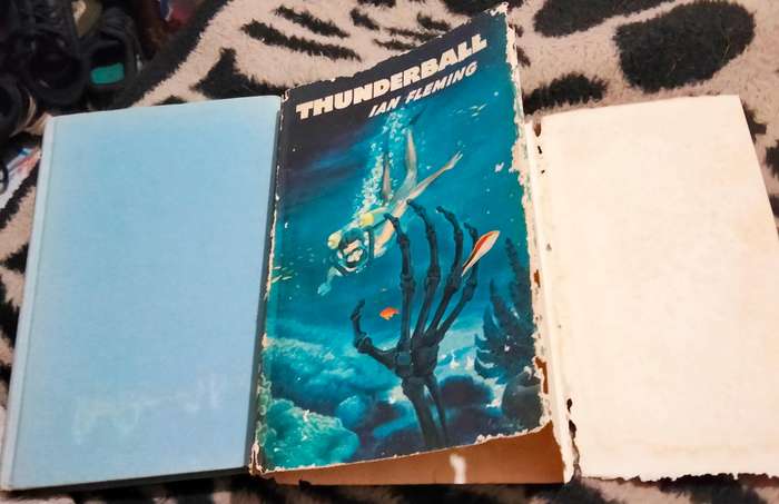 Thunderball Ian Fleming FPB 1961 This edition issued byThe Book club pre-owned hardcover -distressed