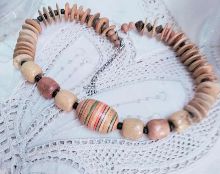 Necklace Genuine Wood ethnic beads Sizes Style Colours differLOOK At My BUY NOW LISTINGS NO WAITING