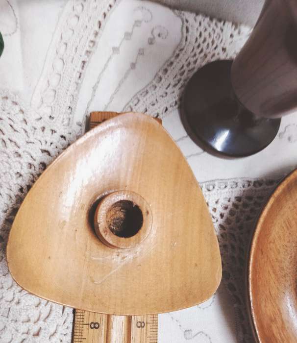 KNYSNA genuine Stinkwood -Wilderness Inn Chalice+1JONKERS candle Stick+1Yellowwood small candlestick
