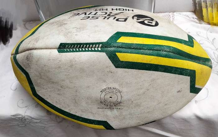 RUGBY BALLS-Super ColIege Invincible Genuine Leather+PA Pulse LOOK At My BUY NOW LISTINGS NO WAITING