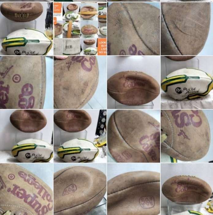 RUGBY BALLS-Super ColIege Invincible Genuine Leather+PA Pulse LOOK At My BUY NOW LISTINGS NO WAITING