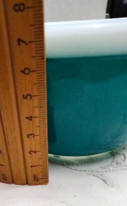 3 Milk Glass Mixing Bowls Decor Novelty green JAJ England LOOK AT MY BUY NOW LISTINGS NO WAITING