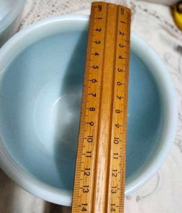 3 Milk Glass Mixing Bowls Decor Novelty green JAJ England LOOK AT MY BUY NOW LISTINGS NO WAITING
