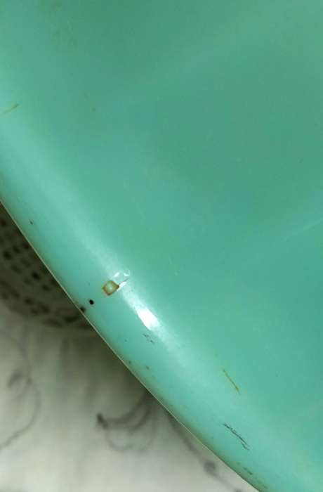 1 Jadeite Swirl milk Glass Mixing Bowl Oven Ware FIREKING USA LOOK AT MY BUY NOW LISTINGS NO WAITING