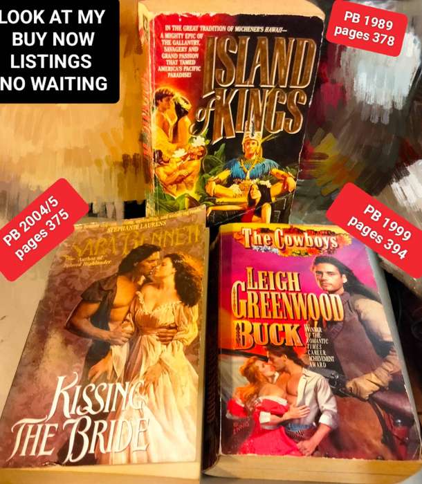 3 Romace Author -Softcover pre-owned LOOK AtMy BUY NOW items NO WAITING Pre-owned