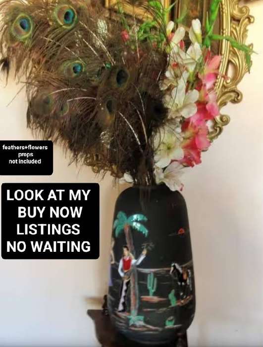 KETO KERAMIK no. 1007 Floor Vase -15 Mexico 1950s hand made Germany