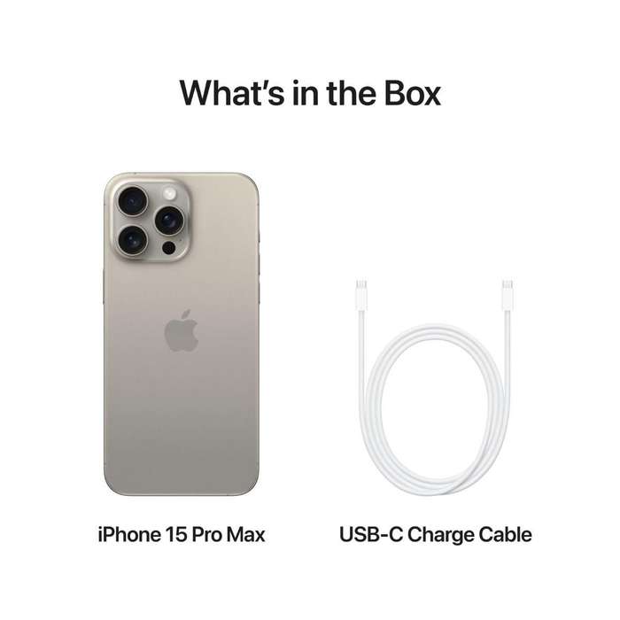 Apple iPhone 15 Pro Max 256GB Natural Titanium ( New | Sealed Box )