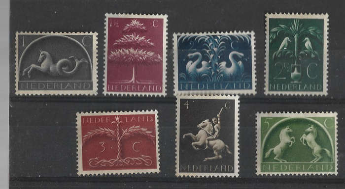 Netherlands hinged mint set as scanned