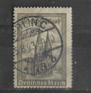 Deutsche Reich 1923 used 40,000 mark stamp  with clean neat cancel.