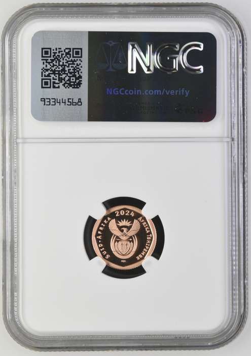 2024 South Africa Proof PF69 Set. 7 Coin Proof Set With 1oz Silver Bee NGC Graded PF69 Proof Set