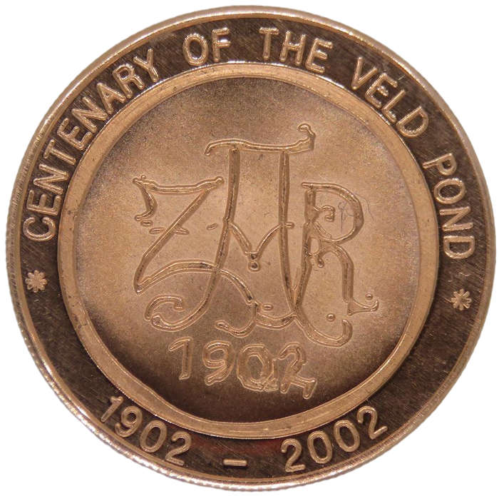 Crazy Start @ R1 - Centenary of the Veldpond Bronze Token (1902-2002)