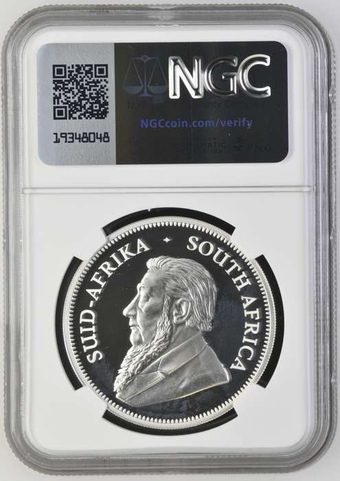 South Africa 2022 1oz Silver R5 Big 5 Series II -  Lion PF 66 Ultra Cameo NGC Graded PF 66