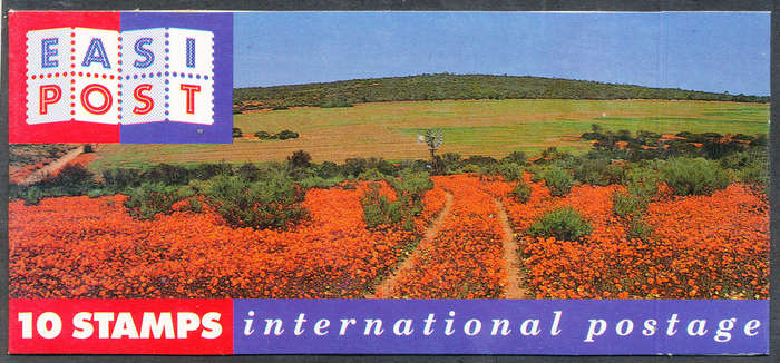 South Africa Stamp Booklets - 1993 - Tourism - R8-50 Namaqualand Flowers Bklt complete . SACC 852d .