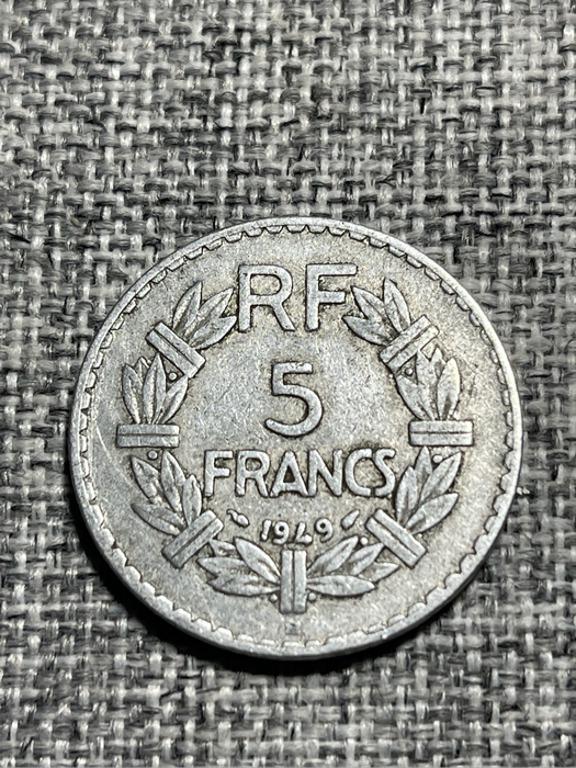 ERROR COIN - 5 Francs