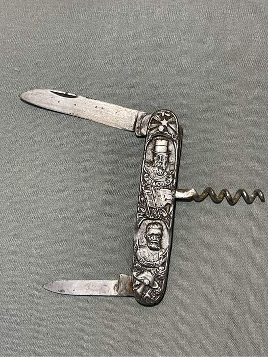 Paul Kruger & De Wet Anglo-Boer War Pocket knife