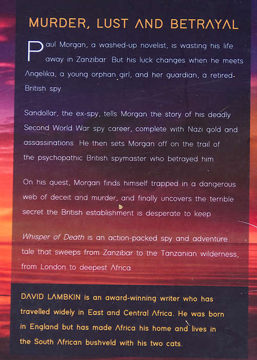 Whisper of Death by David Lambkin Paperback /good condition