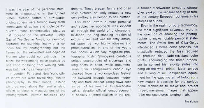 Photography Year 1976/77 by the Editors of Time-Life