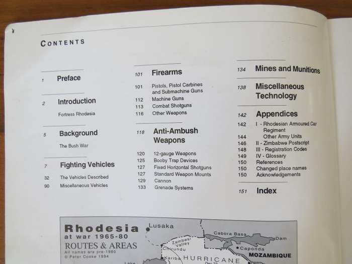 Fighting Vehicles and Weapons of Rhodesia 1965-1980 - Peter Locke & Peter Cooke