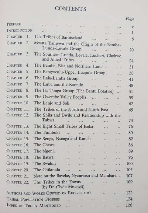 The Tribes of Northern Rhodesia - W. V. Brelsford