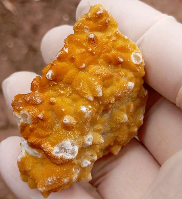 Goethite and calcite - Tenke Fungurume mine DRC Congo