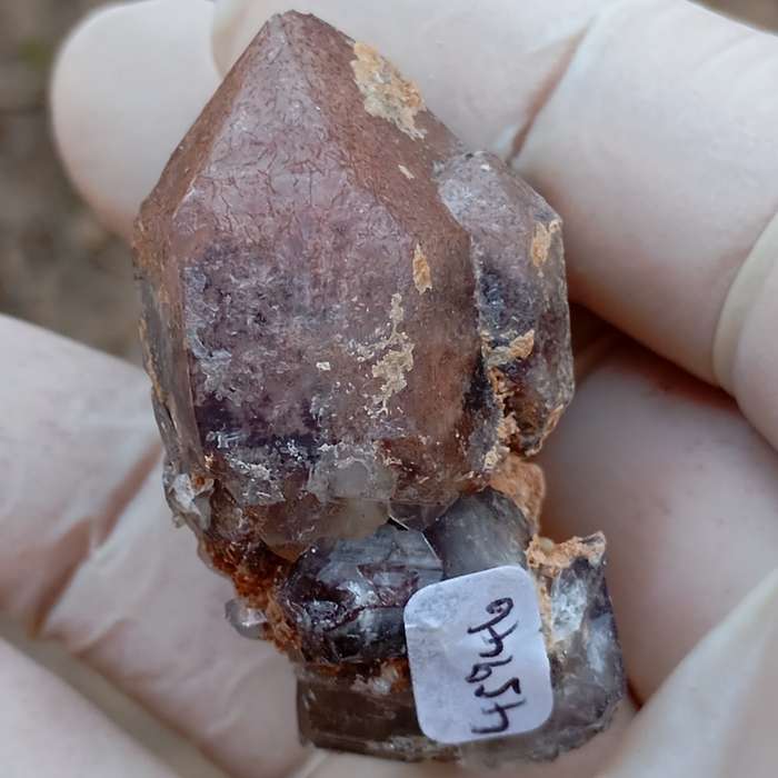 Hematite in quartz - Orange River N Cape South Africa