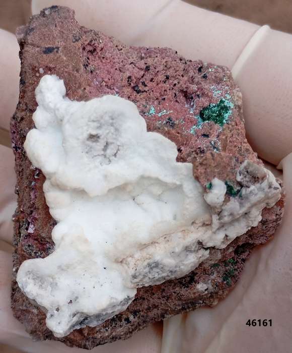 Cobaltoan calcite heterogenite aragonite chrysocolla - Kakanda deposit DRC Congo
