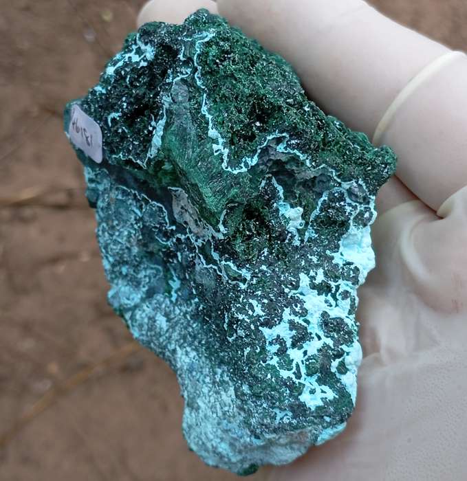 Malachite chrysocolla - Mashamba West mine DRC Congo