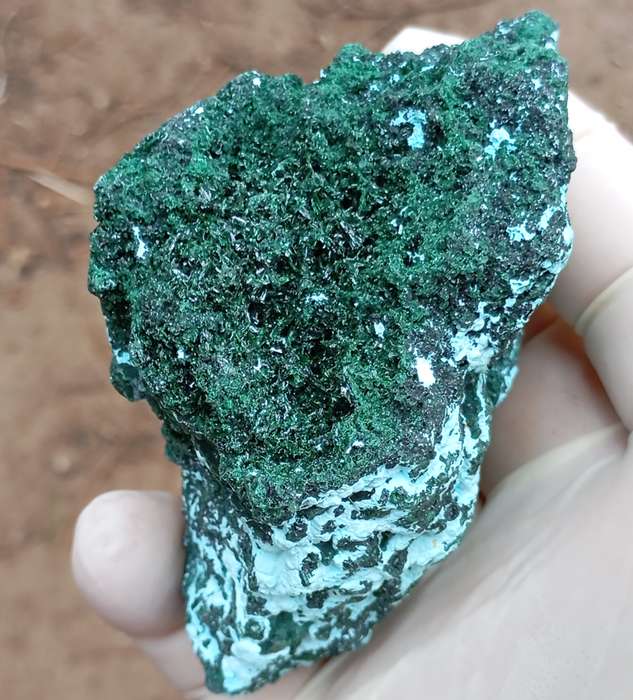 Malachite chrysocolla - Mashamba West mine DRC Congo